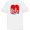 the Fanery, melting Love T-Shirt White