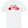 the Fanery, Love Script Style1 T-Shirt White