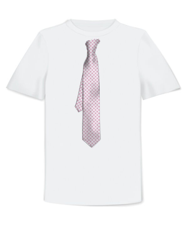 Tie-Shirts, Pink Dots Tie Slim