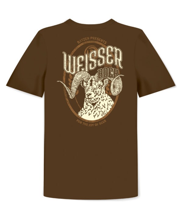 the Fanery, Batzen Bräu Weisser Bock T-Shirt Back Brown