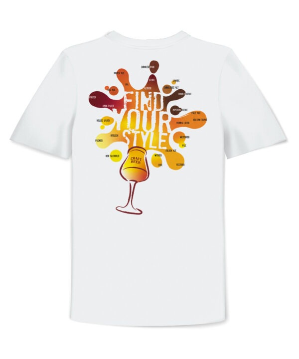 the Fanery, Beer Splash T-Shirt Back