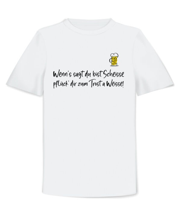 the Fanery, Biergewissheit Weisse T-Shirt White