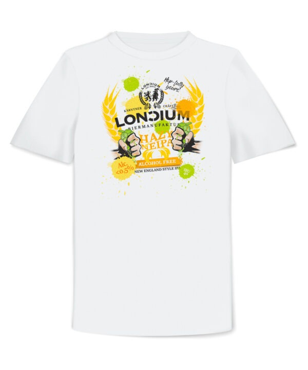 the Fanery, Loncium Hop Squeeze T-Shirt Front White