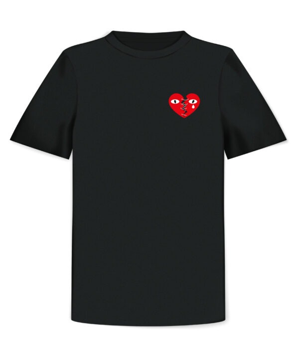 thefanery Collection Tears are Temporary T-Shirt Front Black