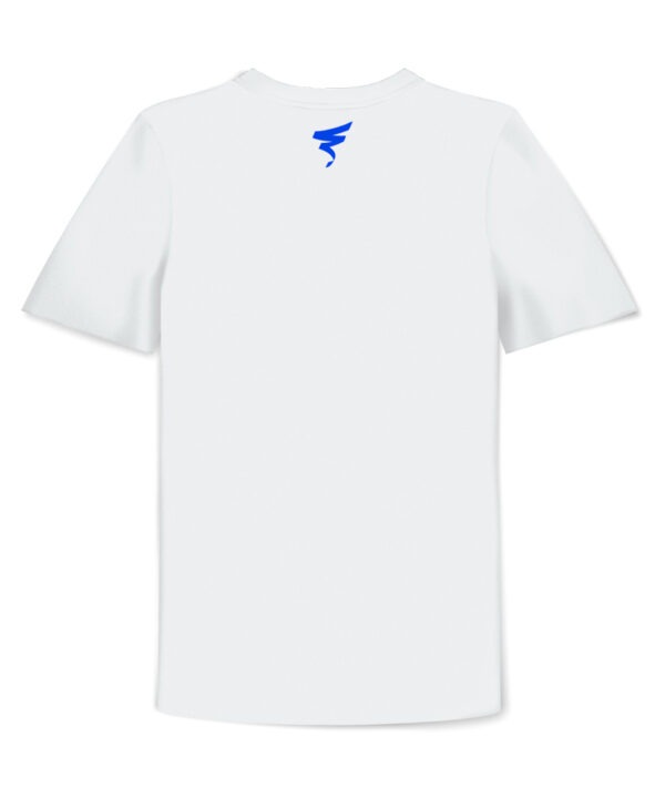 thefanery This is not Amerika, Blue Logo T-Shirt Back White
