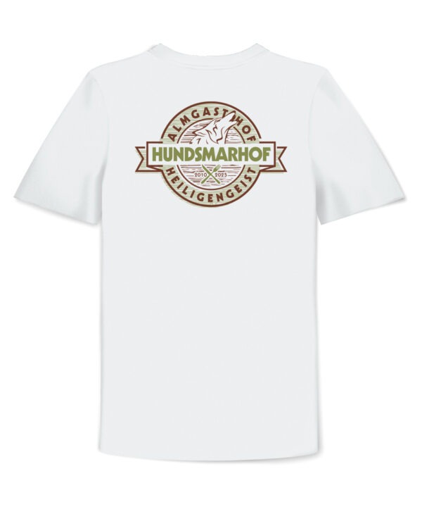 thefanery Hundsmarhof, GOODBYE HUNDSMARHOF T-Shirt Back White