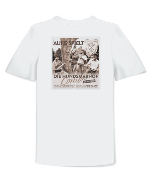 thefanery Hundsmarhof, Die Hundsmarhof Combo SEPIA T-Shirt Back White